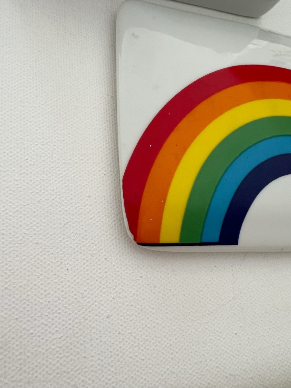 Vintage Rainbow Trinket Box Aldon Accessories N.Y.C. 1980 Made in Japan - Picture 8 of 11